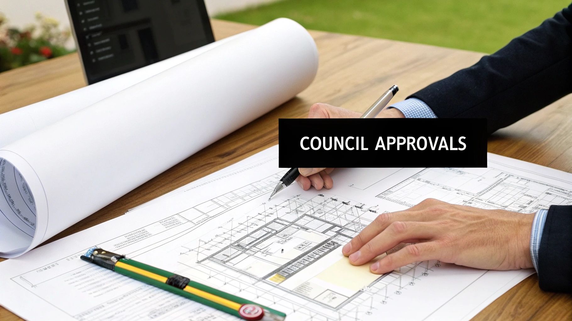 Site plan example for Adelaide renovation