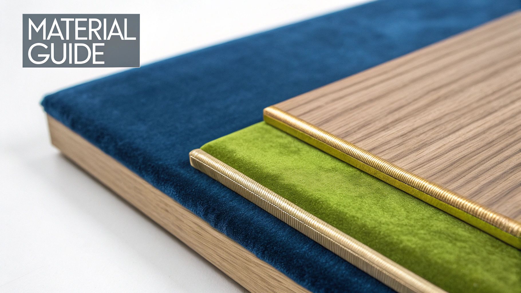 Modern bedroom with a king bed frame featuring a stylish headboard that complements the decor.