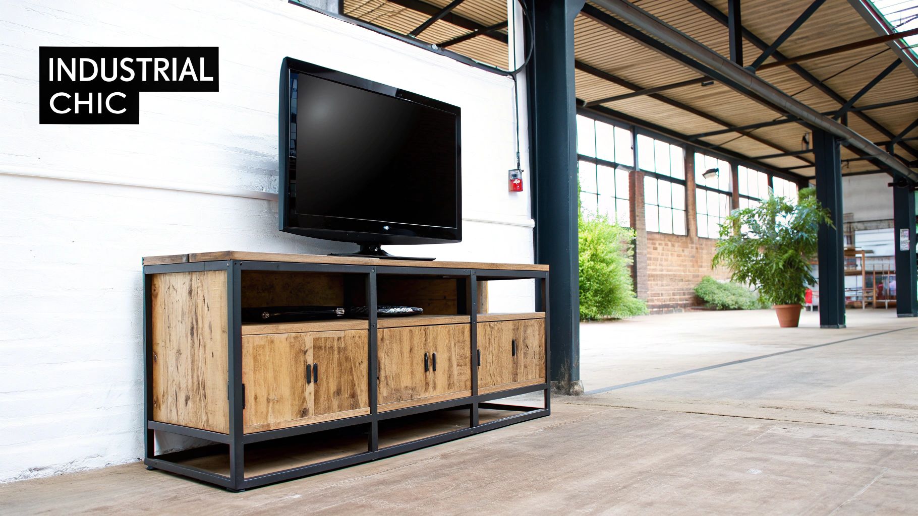 Industrial Style TV Unit