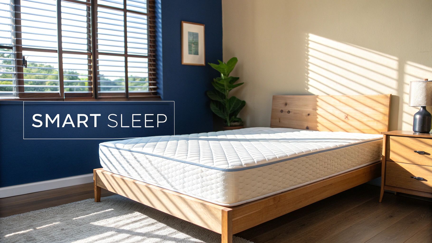 A close-up view of a high-quality latex mattress showing its texture and layers.