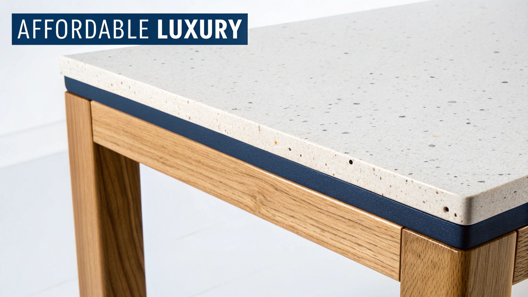 A modern sintered stone dining table with elegant chairs and decor