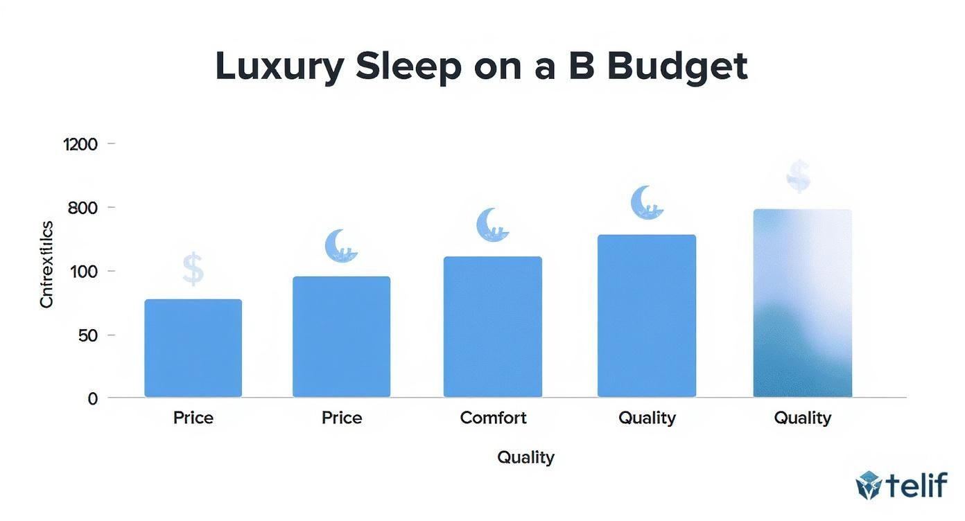 Infographic about cheap single mattresses