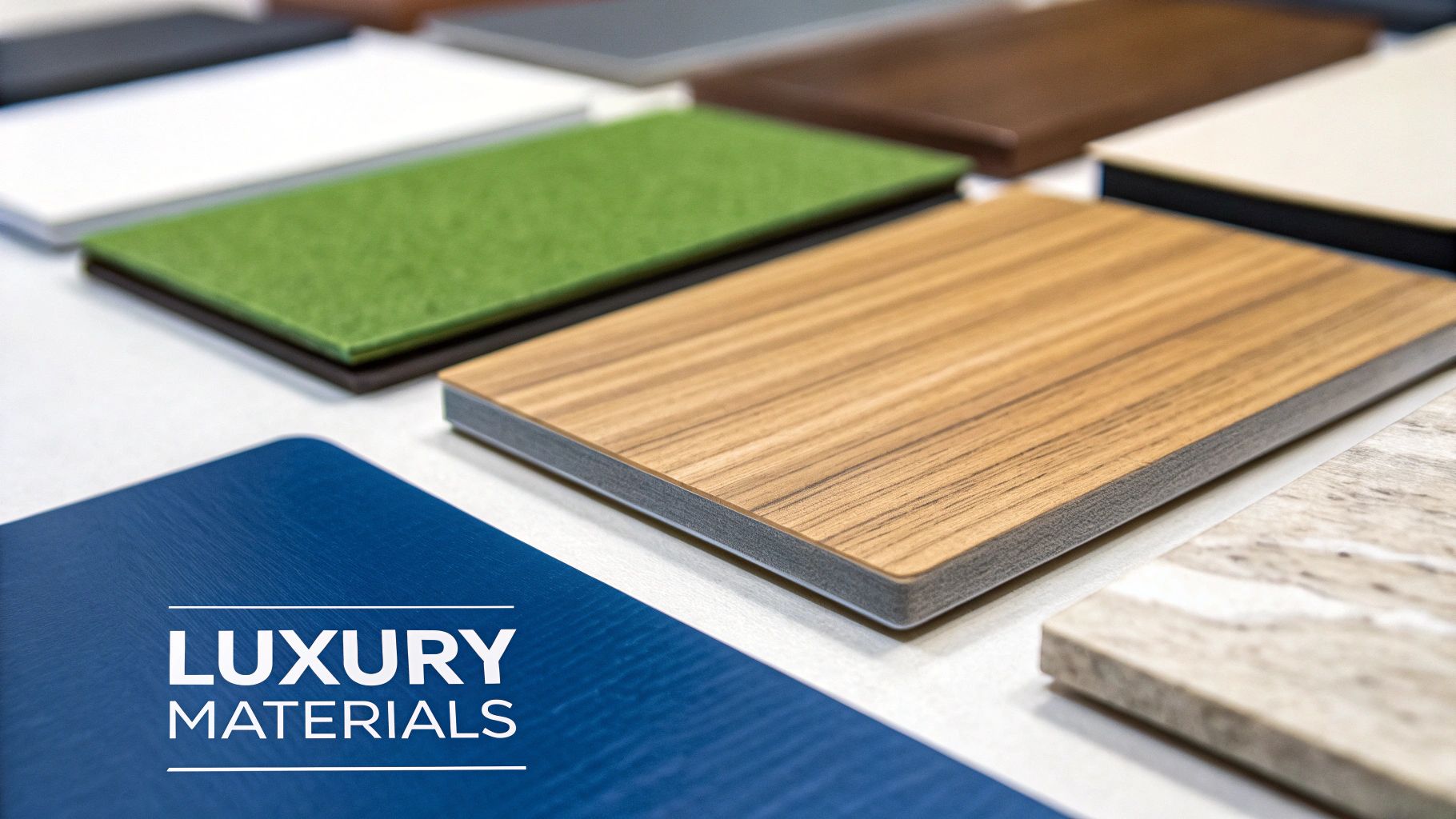 A stylish home office corner desk with a luxury finish.