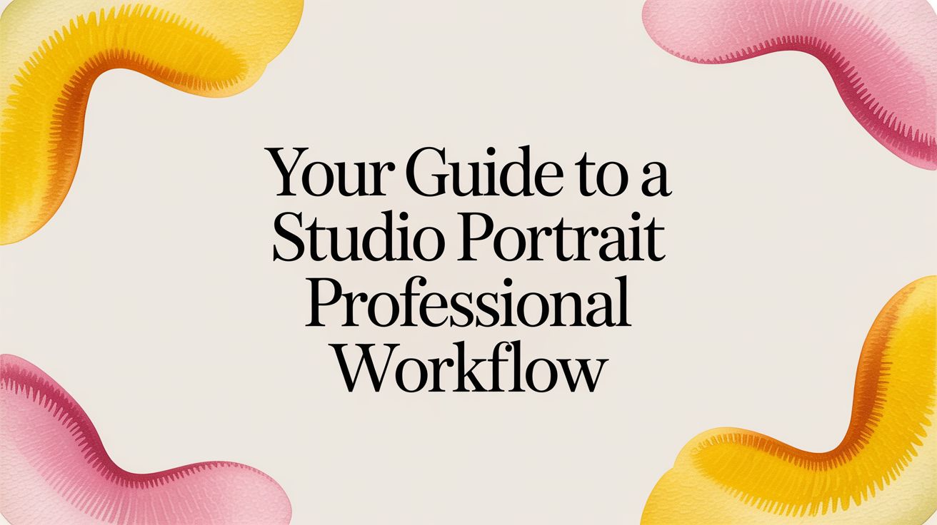 Your Guide to a Studio Portrait Professional Workflow