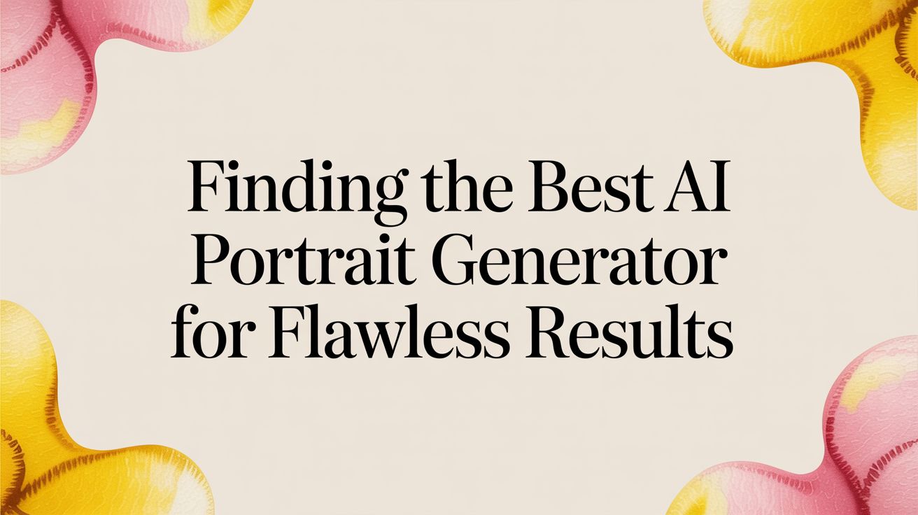 Finding the Best AI Portrait Generator for Flawless Results