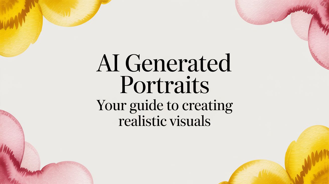 AI Generated Portraits Your Guide to Creating Realistic Visuals