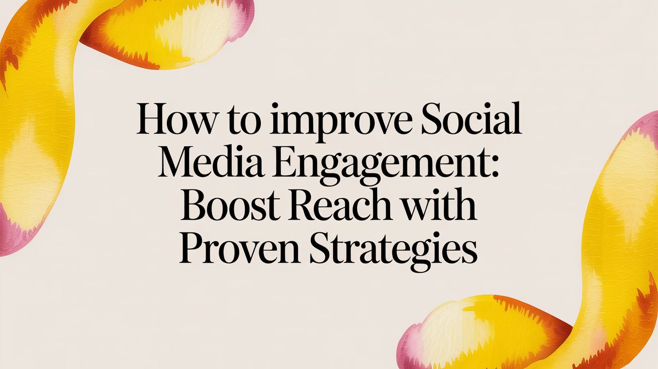 How to improve social media engagement: Boost reach with proven strategies