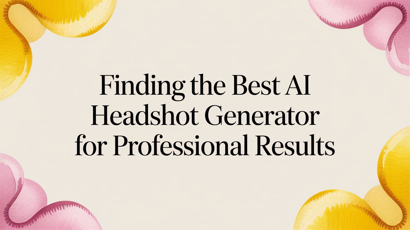 Finding the Best AI Headshot Generator for Professional Results