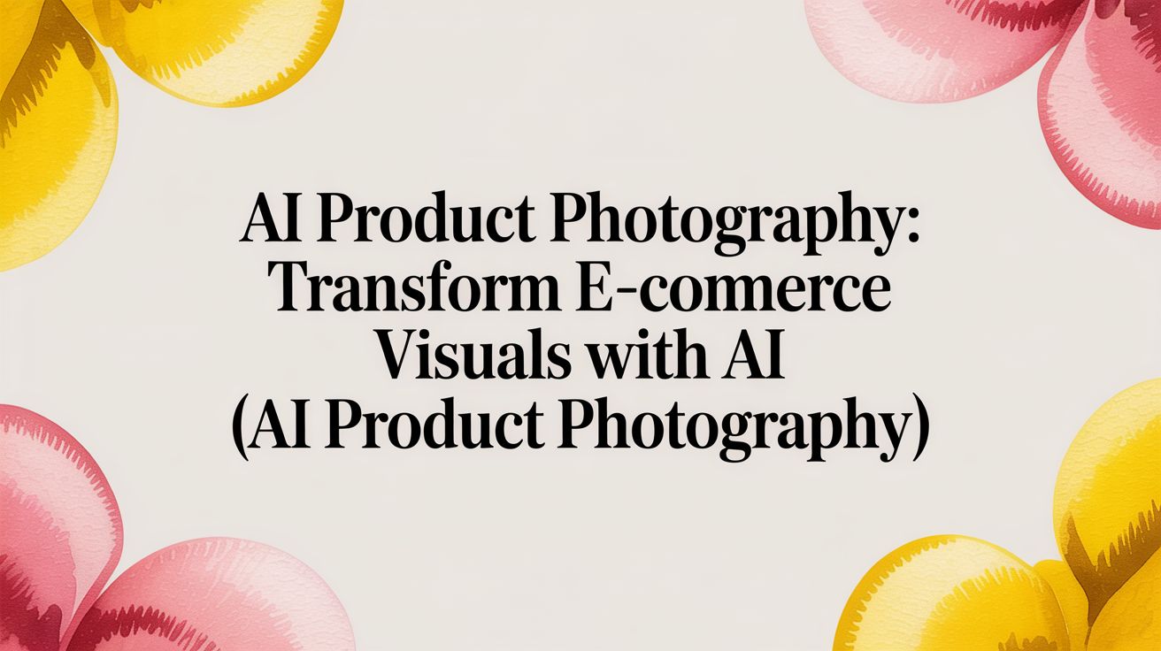 Ai Product Photography: Transform Ecommerce Visuals with AI (ai product photography)