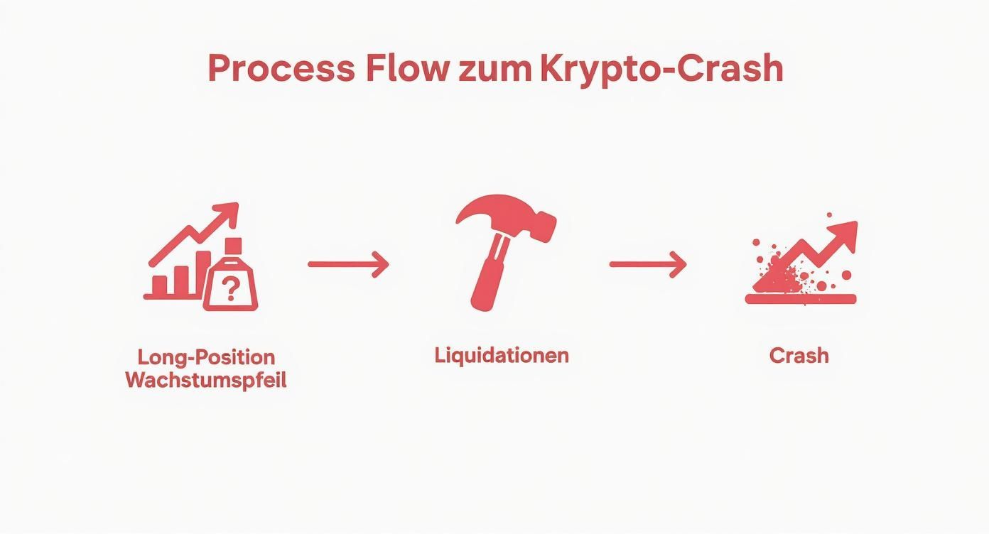 Infographic about krypto crash heute