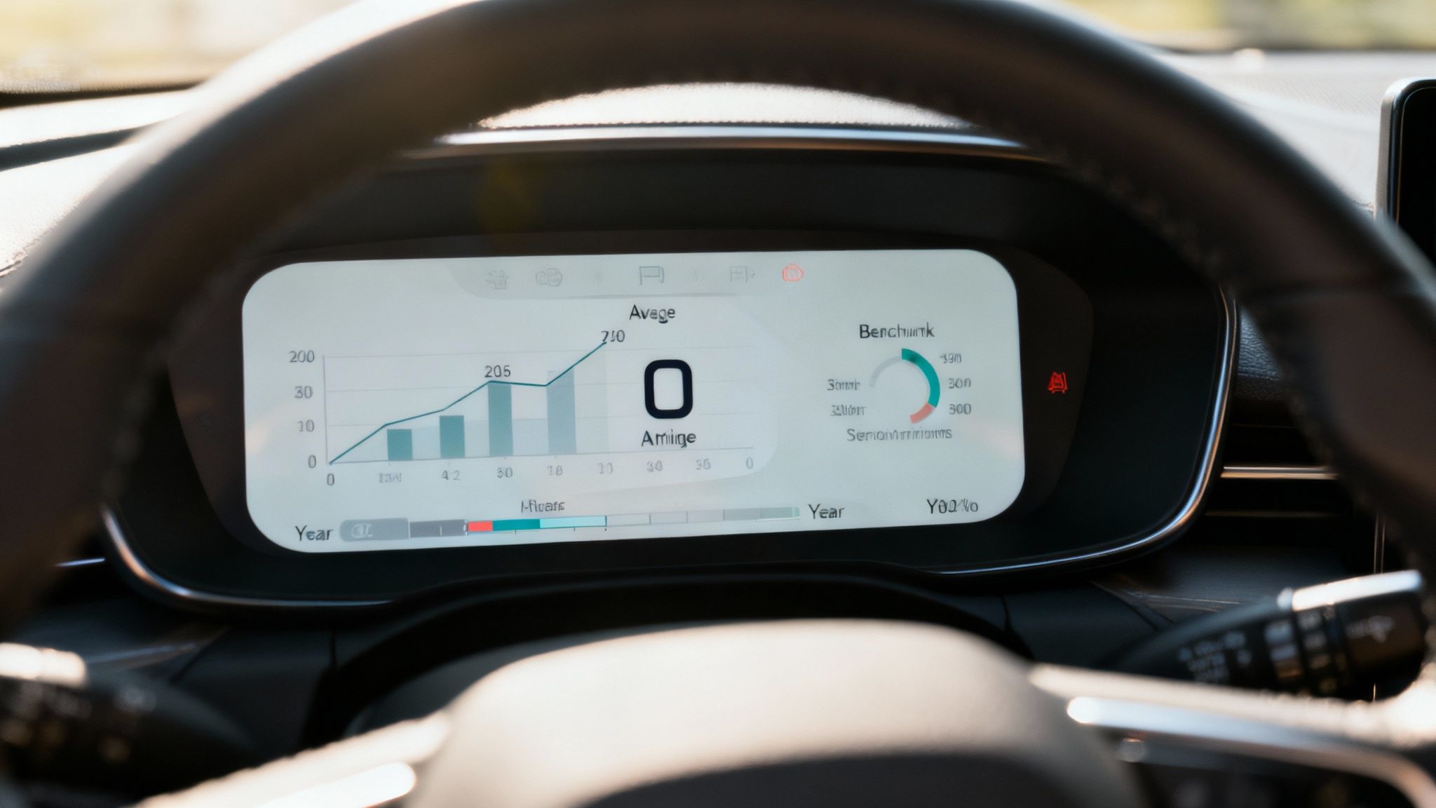 A close-up of a car's odometer showing the mileage.
