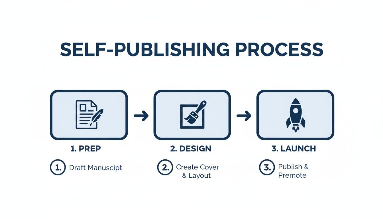 Infographic about self publishing on amazon
