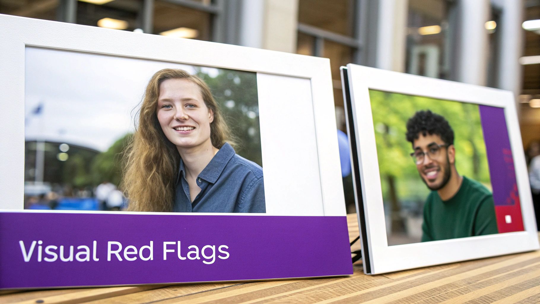 A side-by-side comparison showing a real human hand next to an AI-generated hand with six fingers, highlighting the subtle yet clear giveaway.