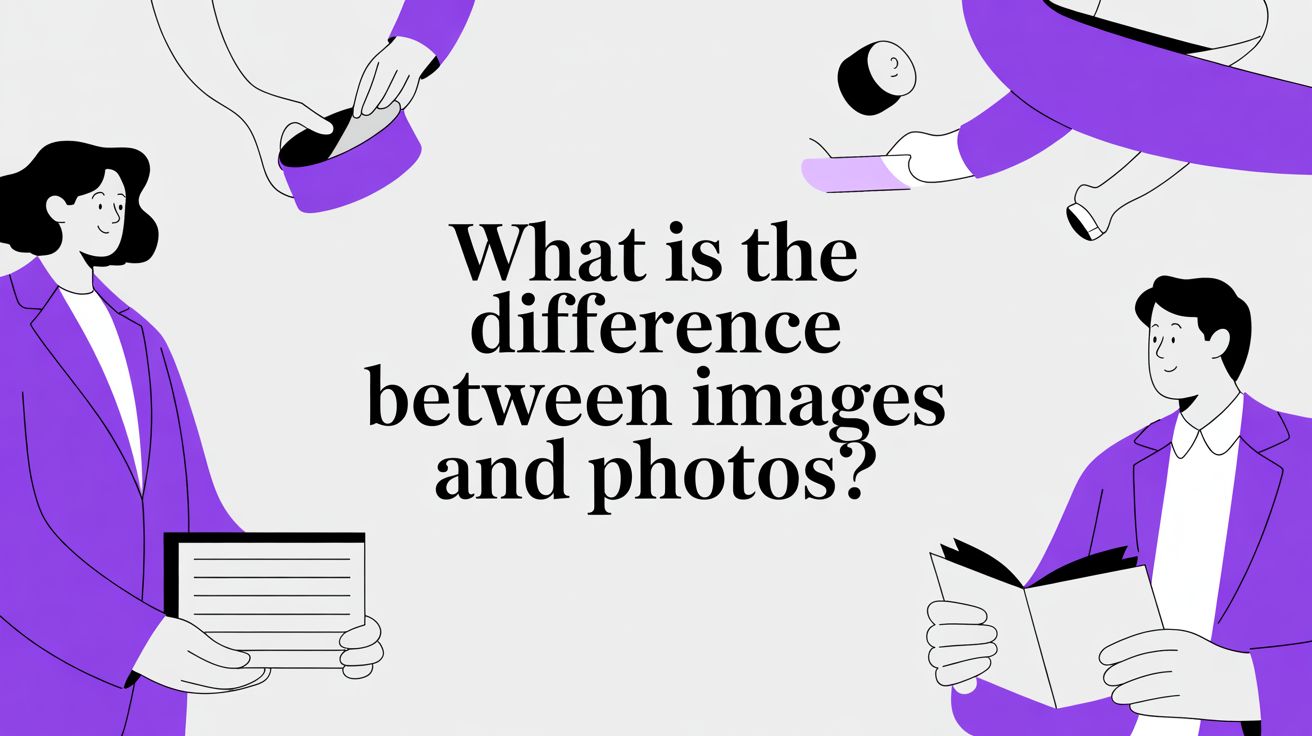 What Is the Difference Between Images and Photos? | AI Image Detector