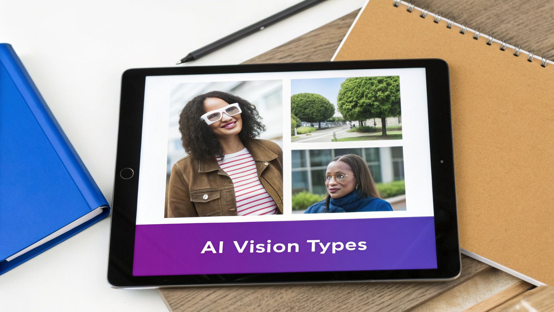 A woman using her smartphone to identify a plant