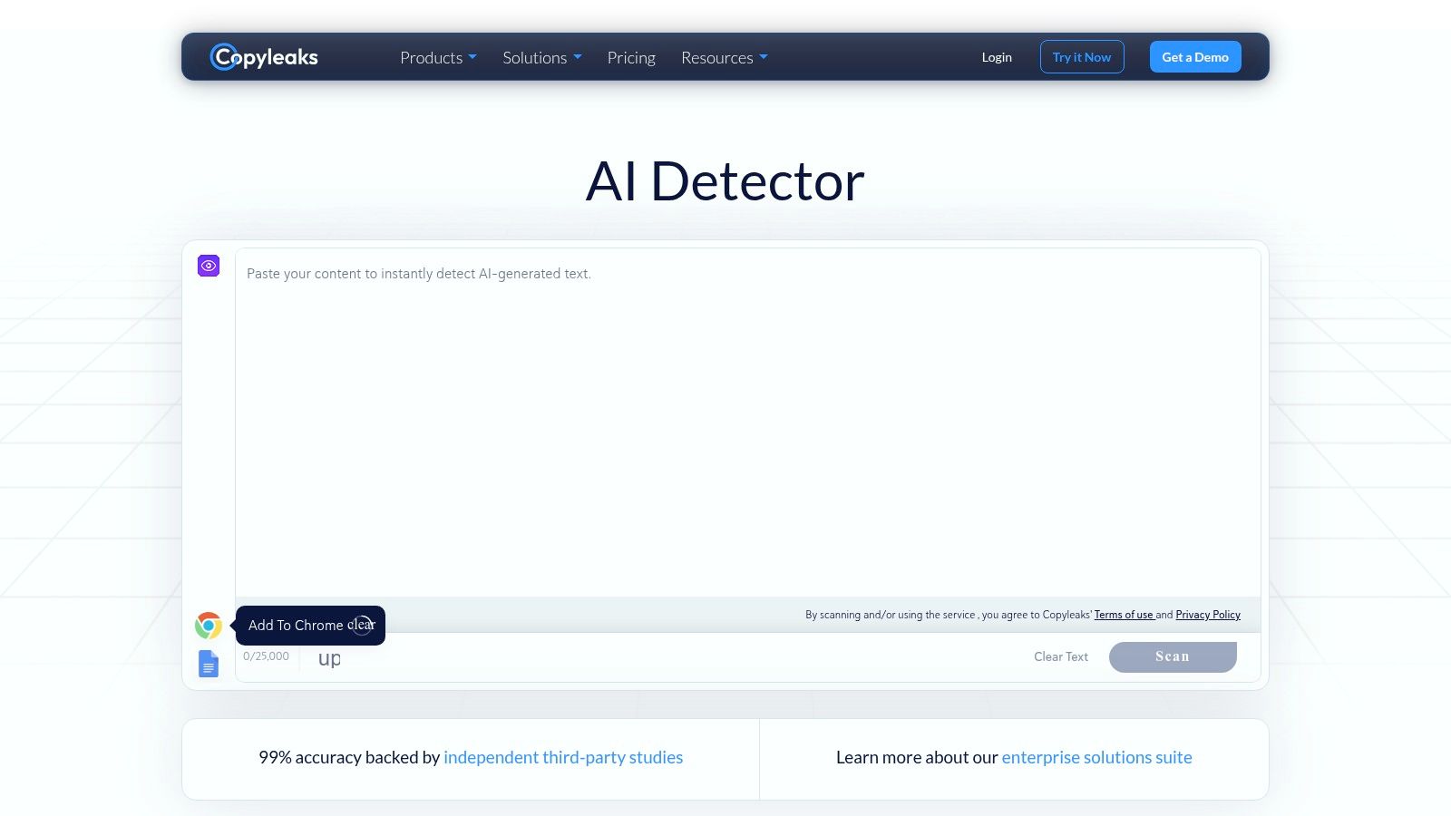 Copyleaks AI Content Detector