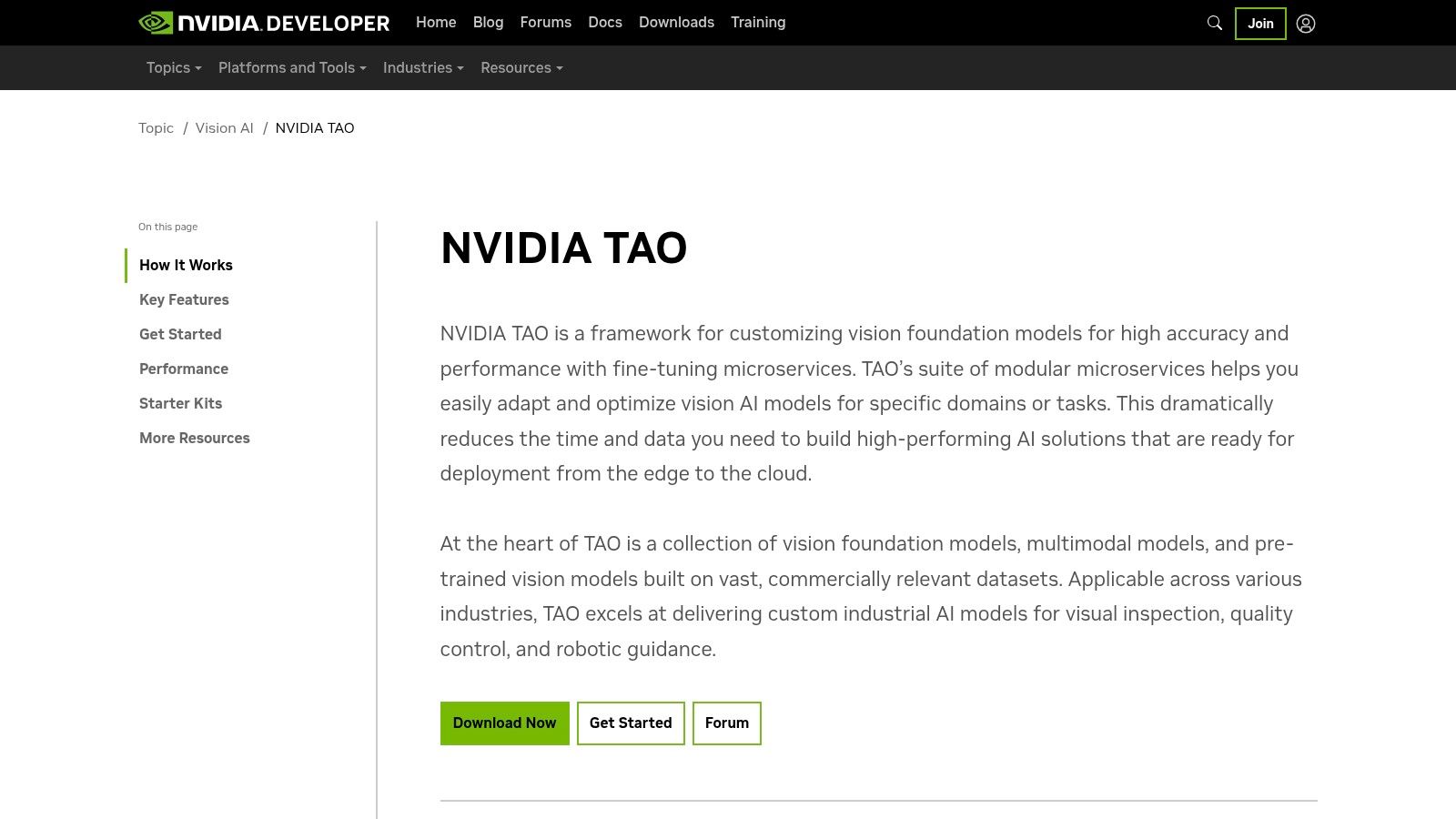NVIDIA TAO Toolkit