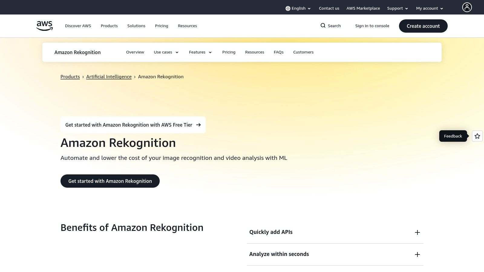 Amazon Rekognition (AWS)