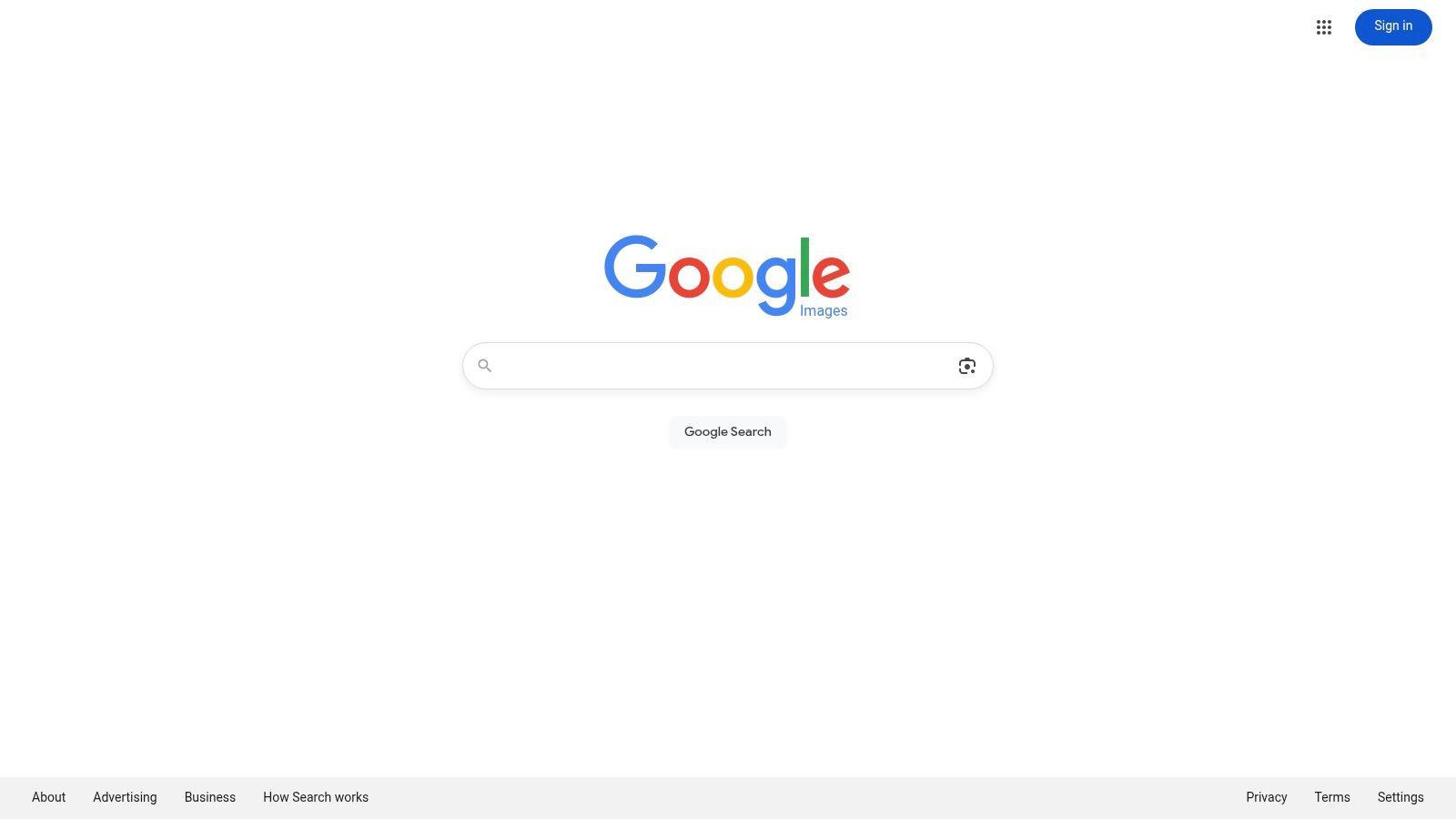 Google Images (desktop)