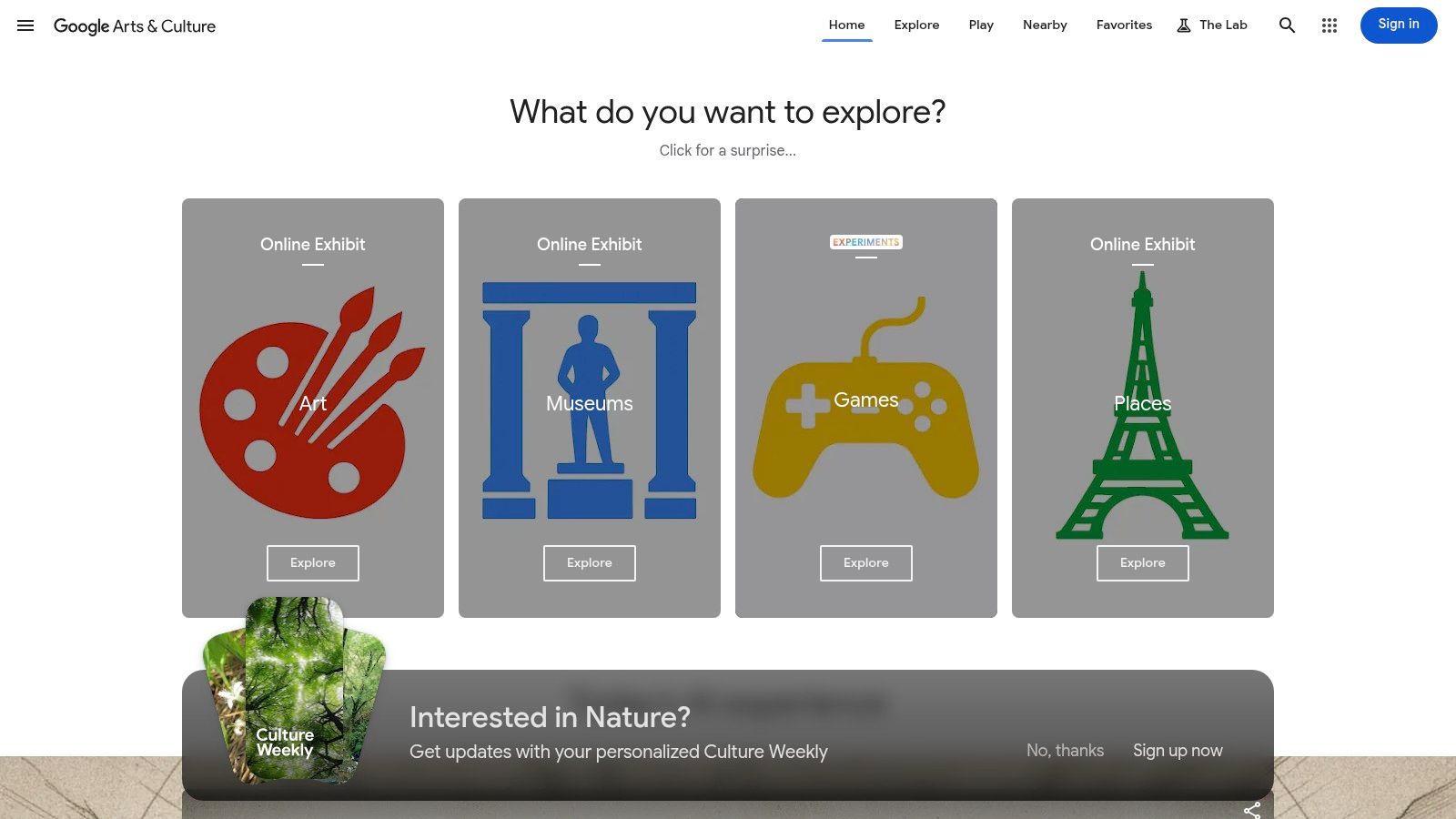 Google Arts & Culture