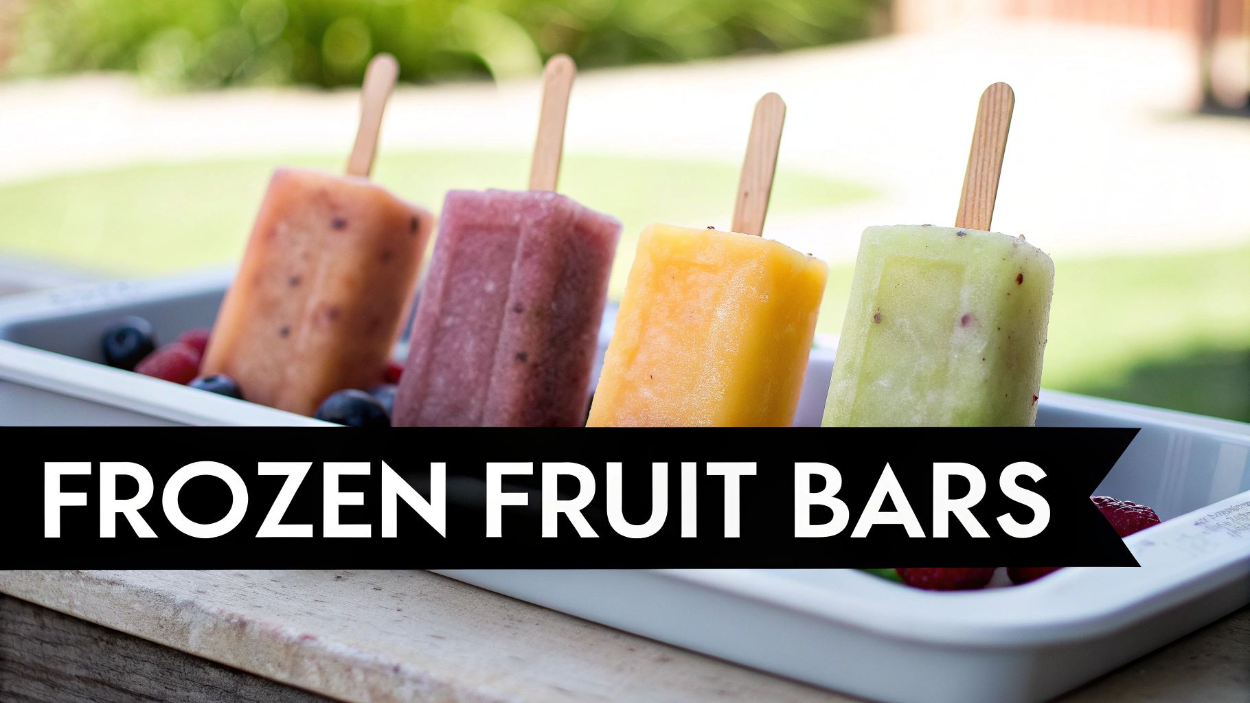 Frozen Fruit Bars (Homemade)