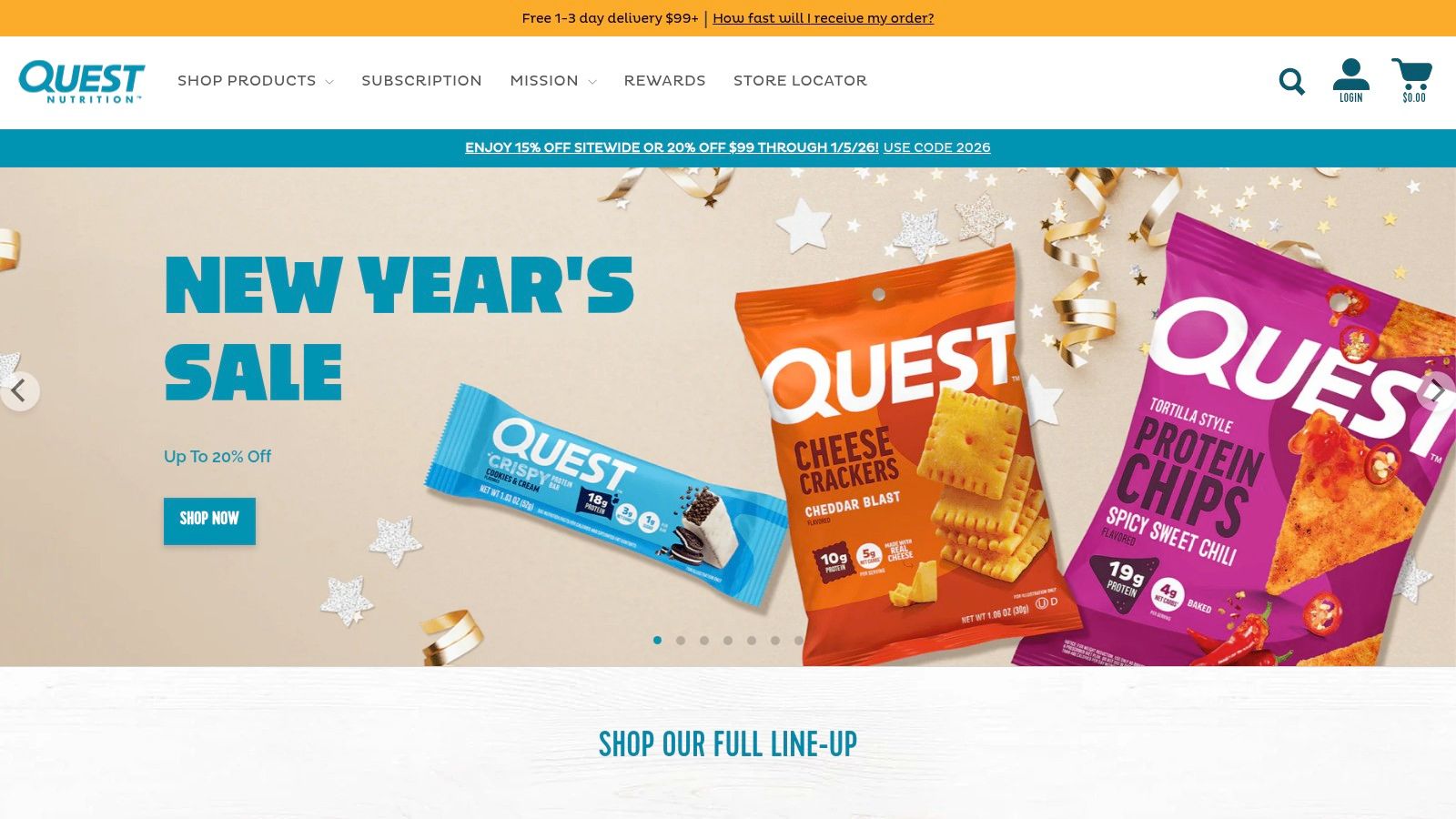 Quest Nutrition (brand direct)