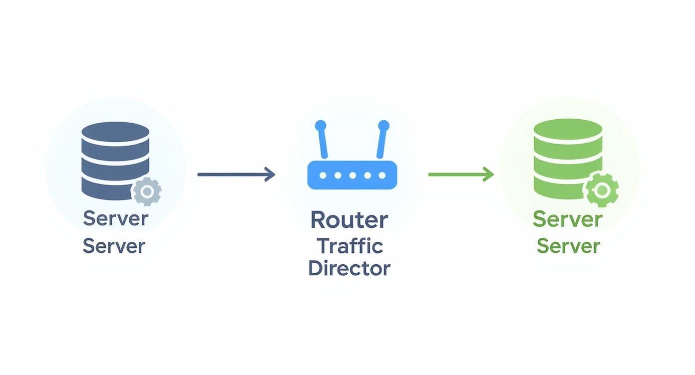 Infographic about what is blue green deployment