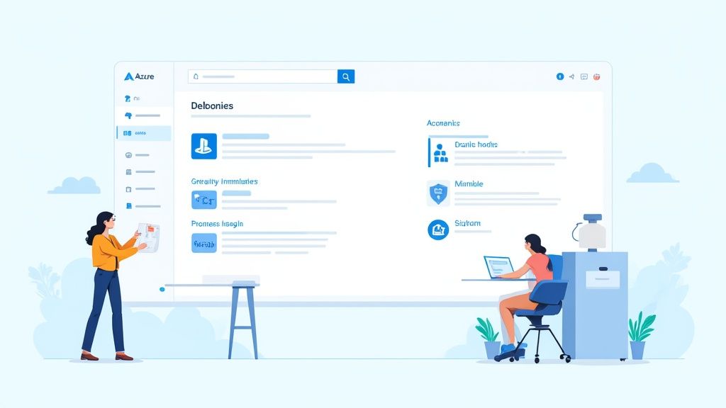 Screenshot of the Azure DevOps project creation screen, showing fields for Project name, Description, Visibility, Version control, and Work item process.