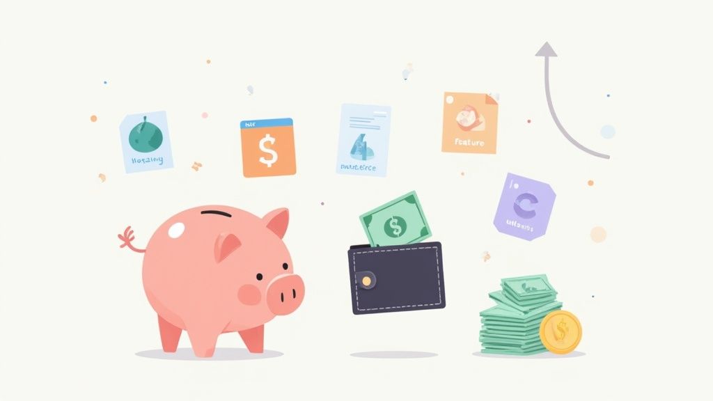 An iceberg with the tip visible above water and a much larger, hidden mass below the surface.