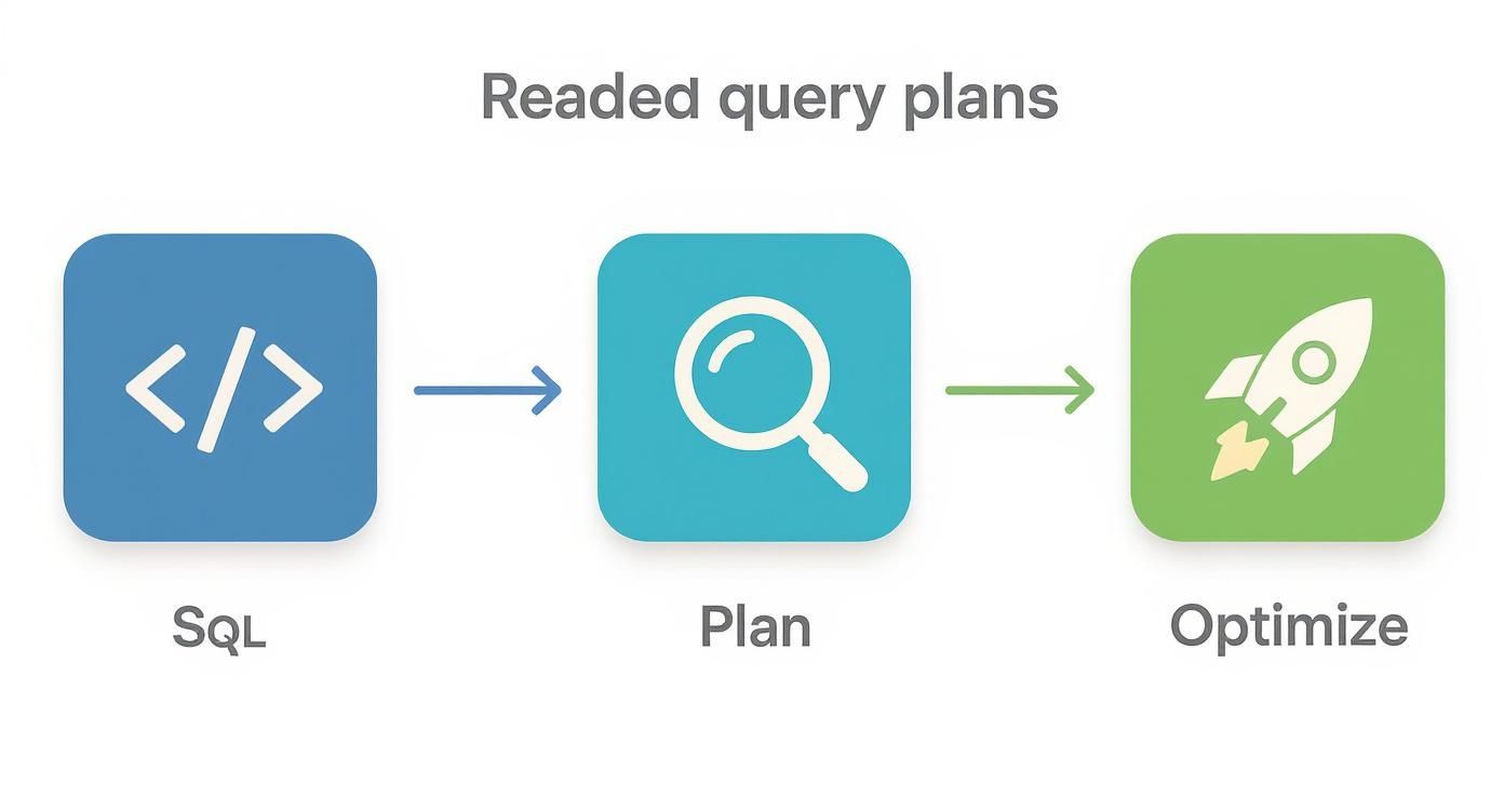 Infographic about database query optimization