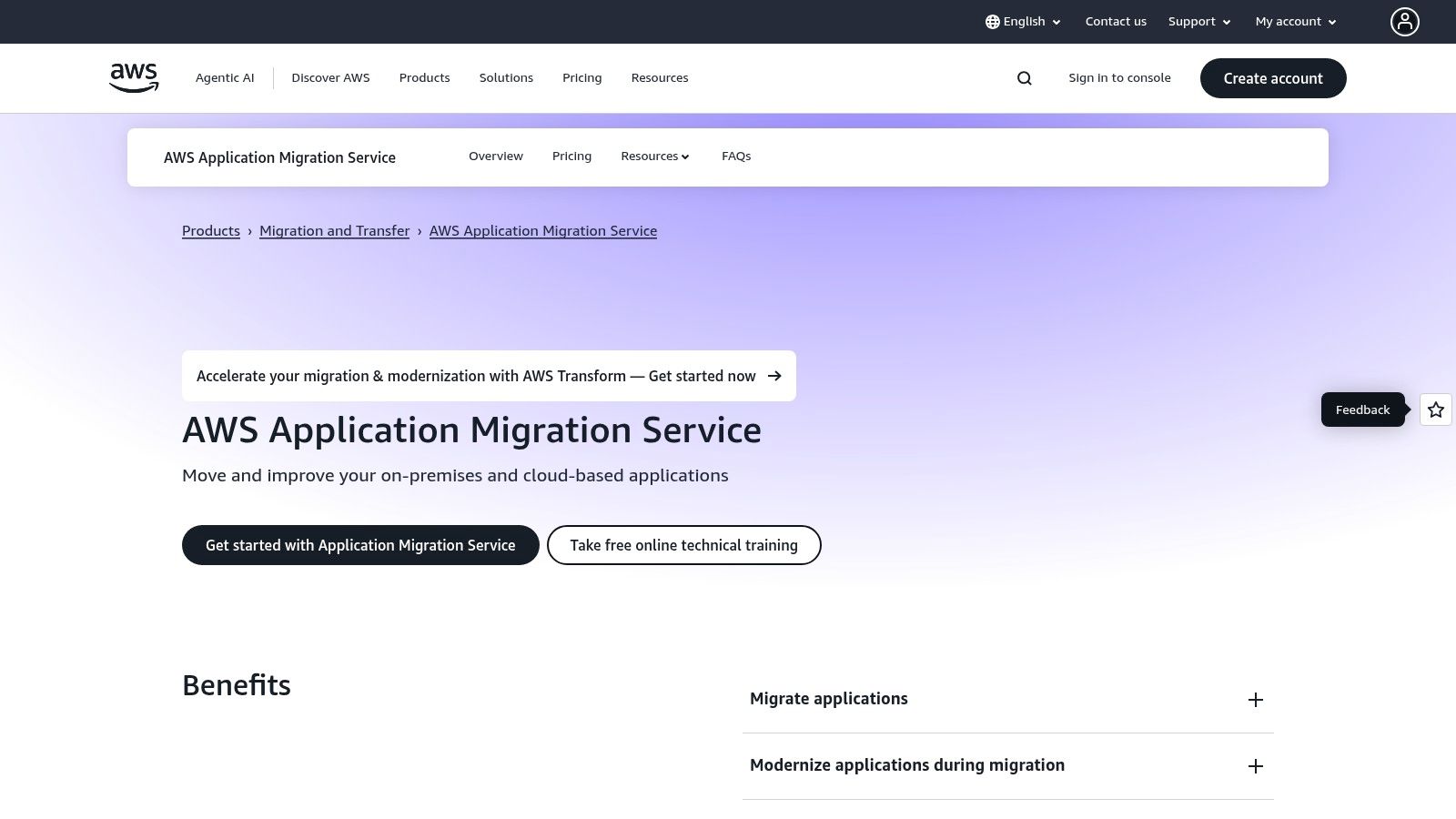 AWS Application Migration Service (MGN) – Amazon Web Services