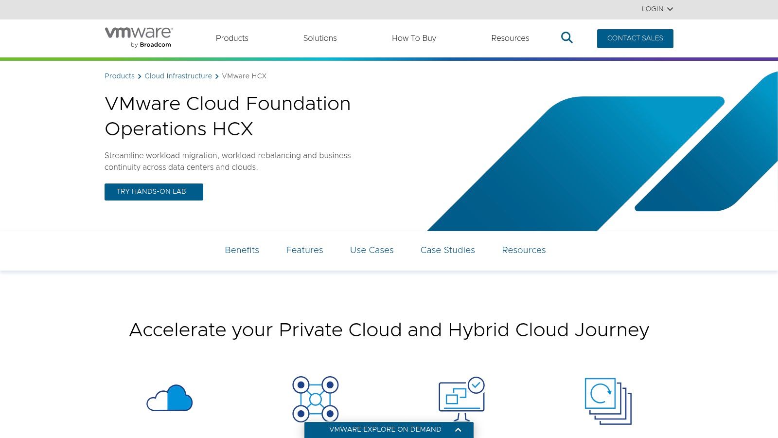 VMware HCX (Workload Mobility Platform)
