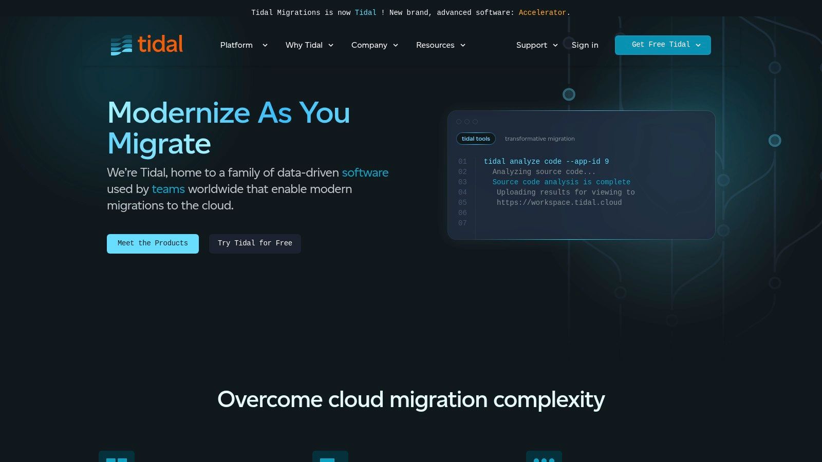 Tidal (formerly Tidal Migrations)