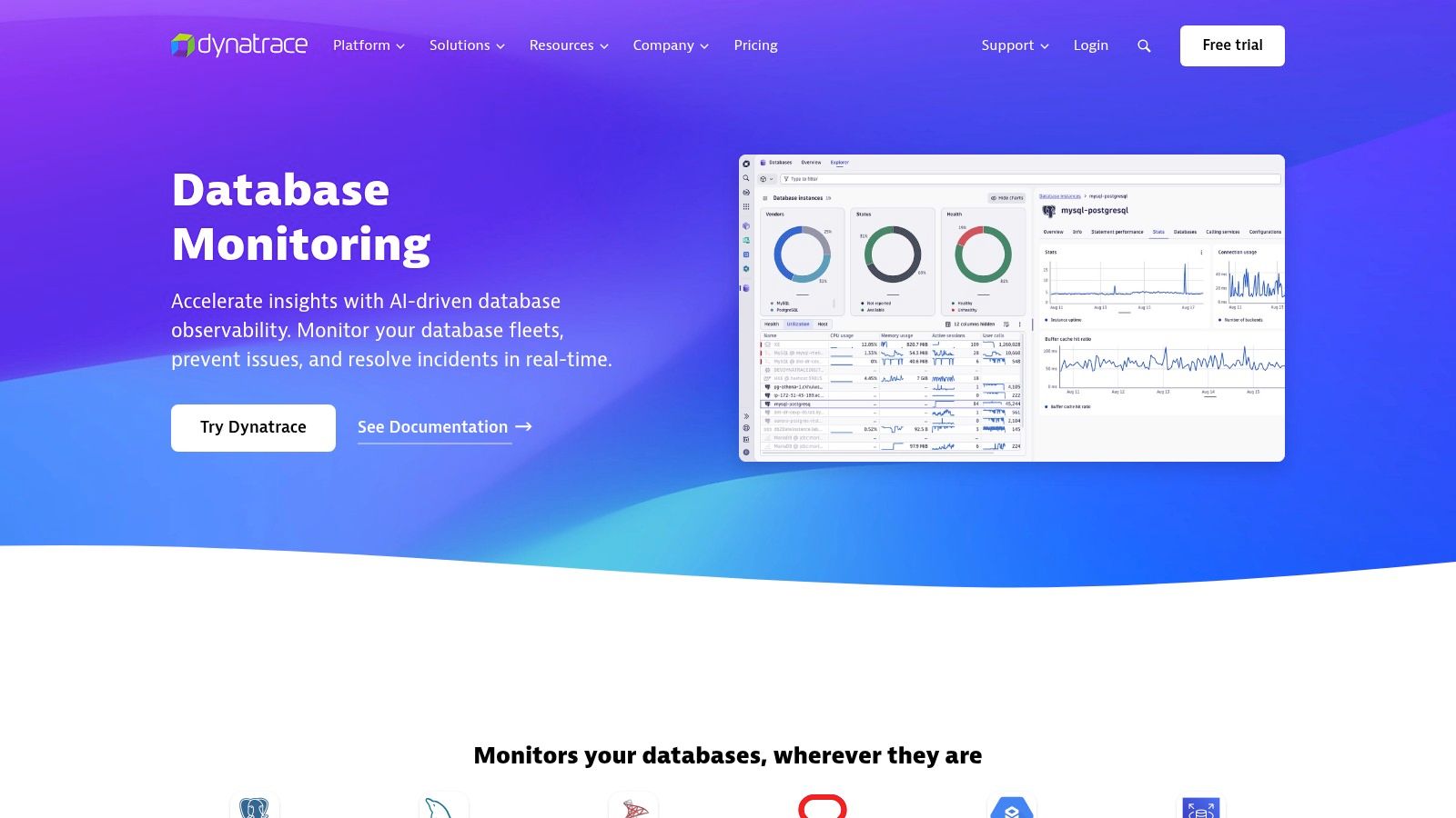 Dynatrace - Database Monitoring