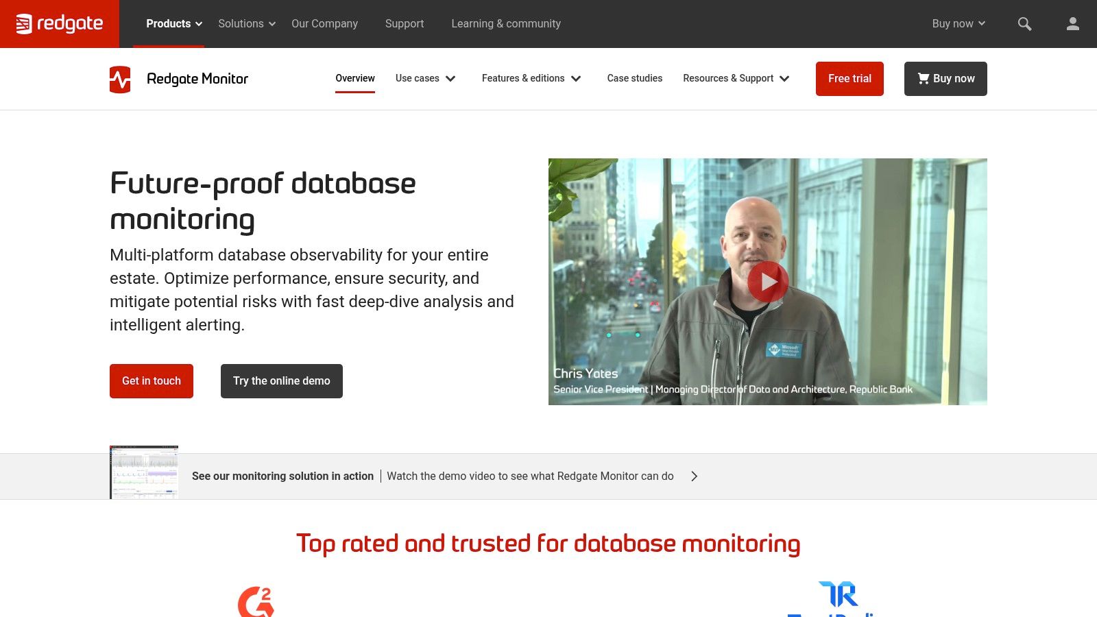 Redgate Monitor (formerly SQL Monitor)