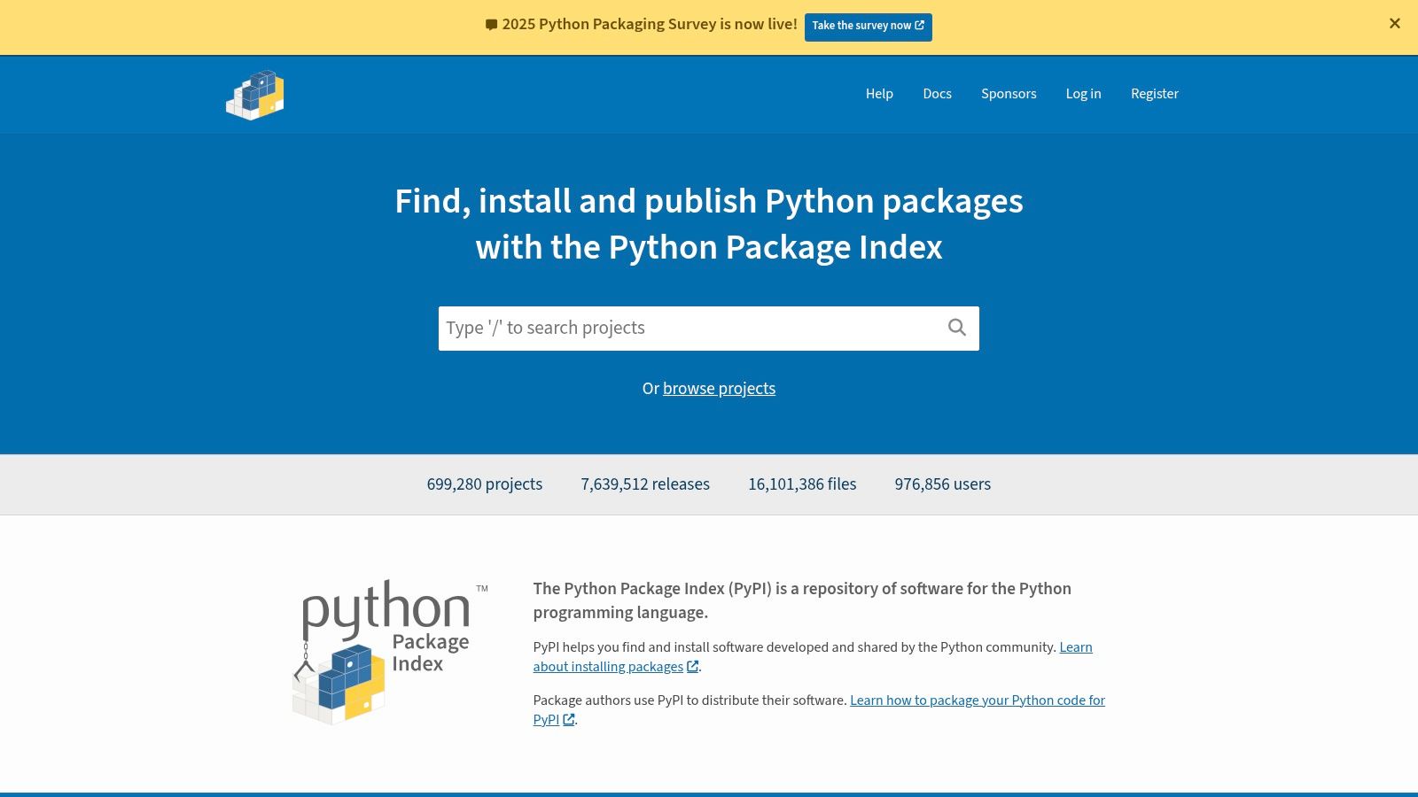 PyPI (Python Package Index)