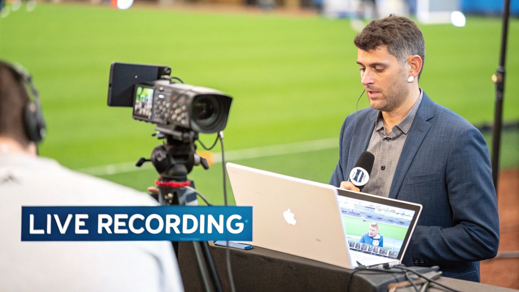 A user embedding a live stream video player into a Learning Management System course page.