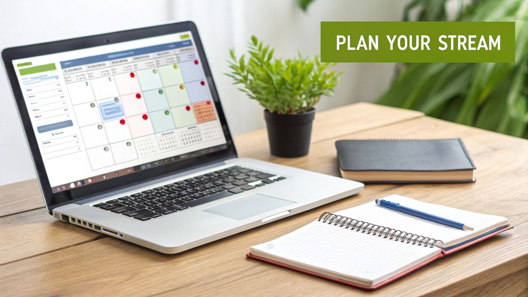 A branded video player showing a corporate logo and custom colour scheme.