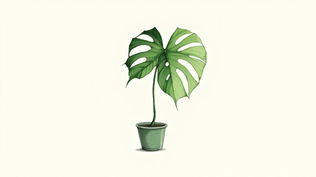 Monstera Deliciosa (Swiss Cheese Plant)