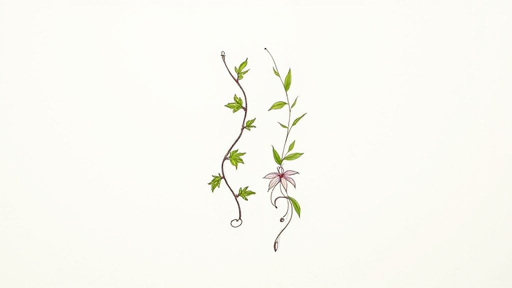 A cascade of white Puawananga (Clematis paniculata) flowers against a green leafy background.