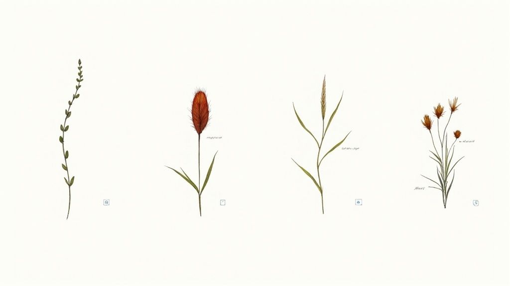 A stunning Red Tussock (Chionochloa rubra) glowing in the afternoon sun, showcasing its distinctive colour.