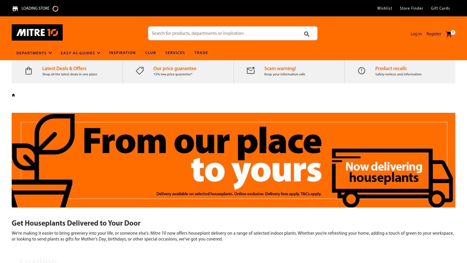 Mitre 10 (Houseplants + Plant Delivery)