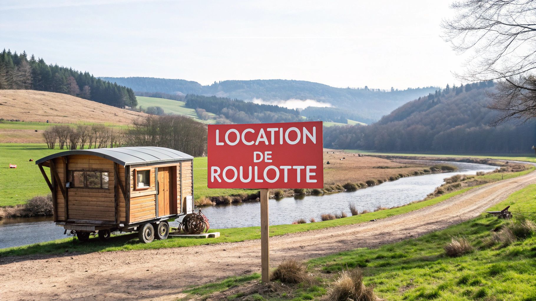 Location de Roulotte en France : Nuit Insolite Romantique