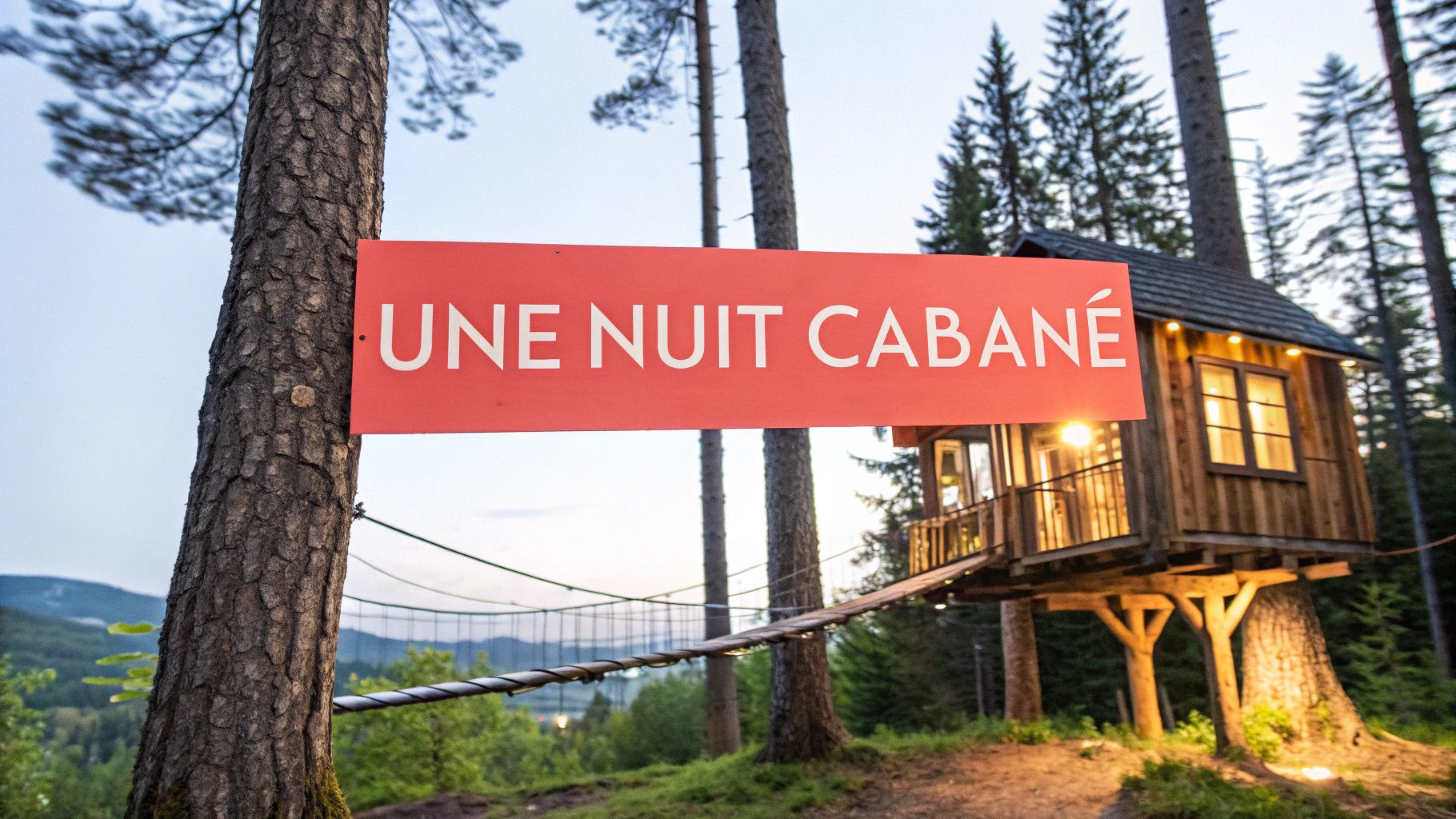 Une nuit cabane dans les arbres, l'aventure nature dont vous rêvez