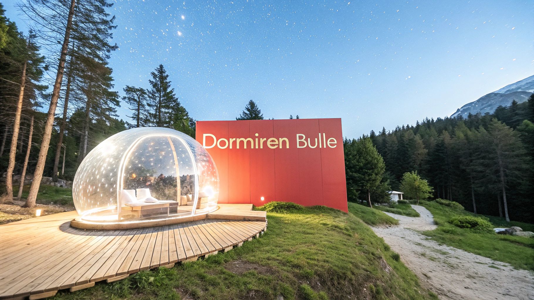 Dormir dans une Bulle Transparente près de chez Moi