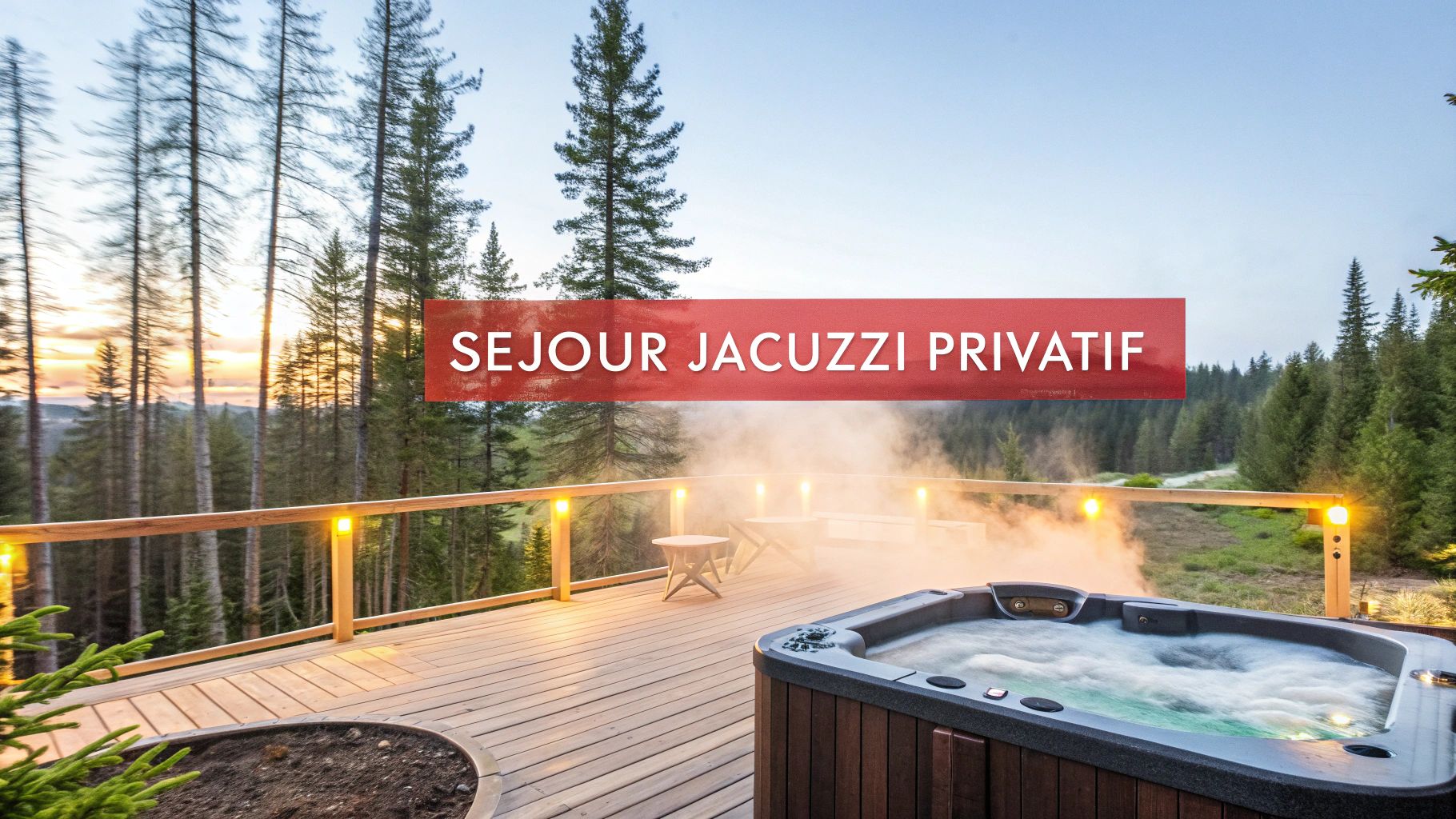 Logement insolite avec jacuzzi privatif : 7 idées pour un week-end détente