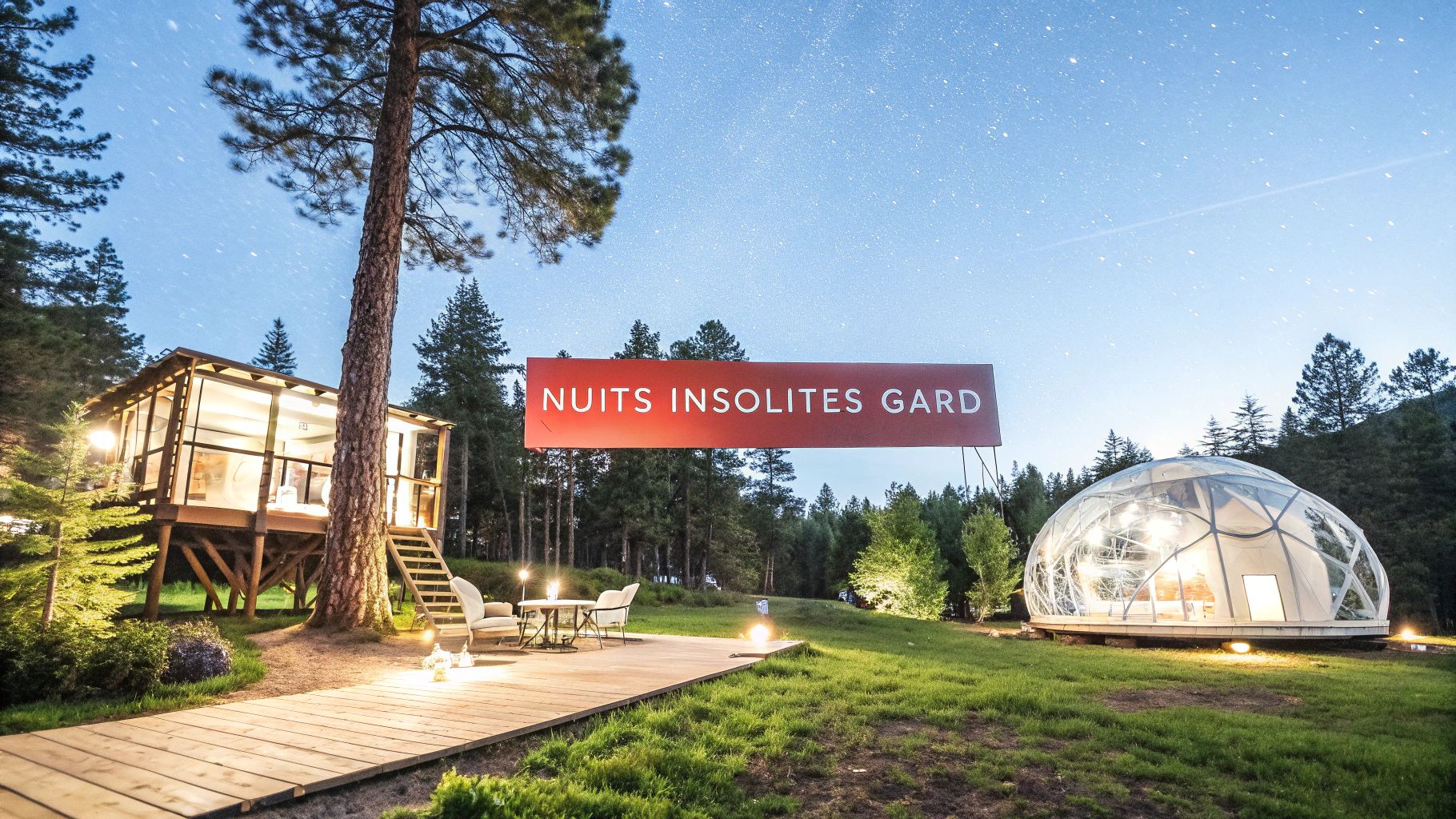 Nuits insolites dans le Gard : cabanes, bulles et yourtes à découvrir