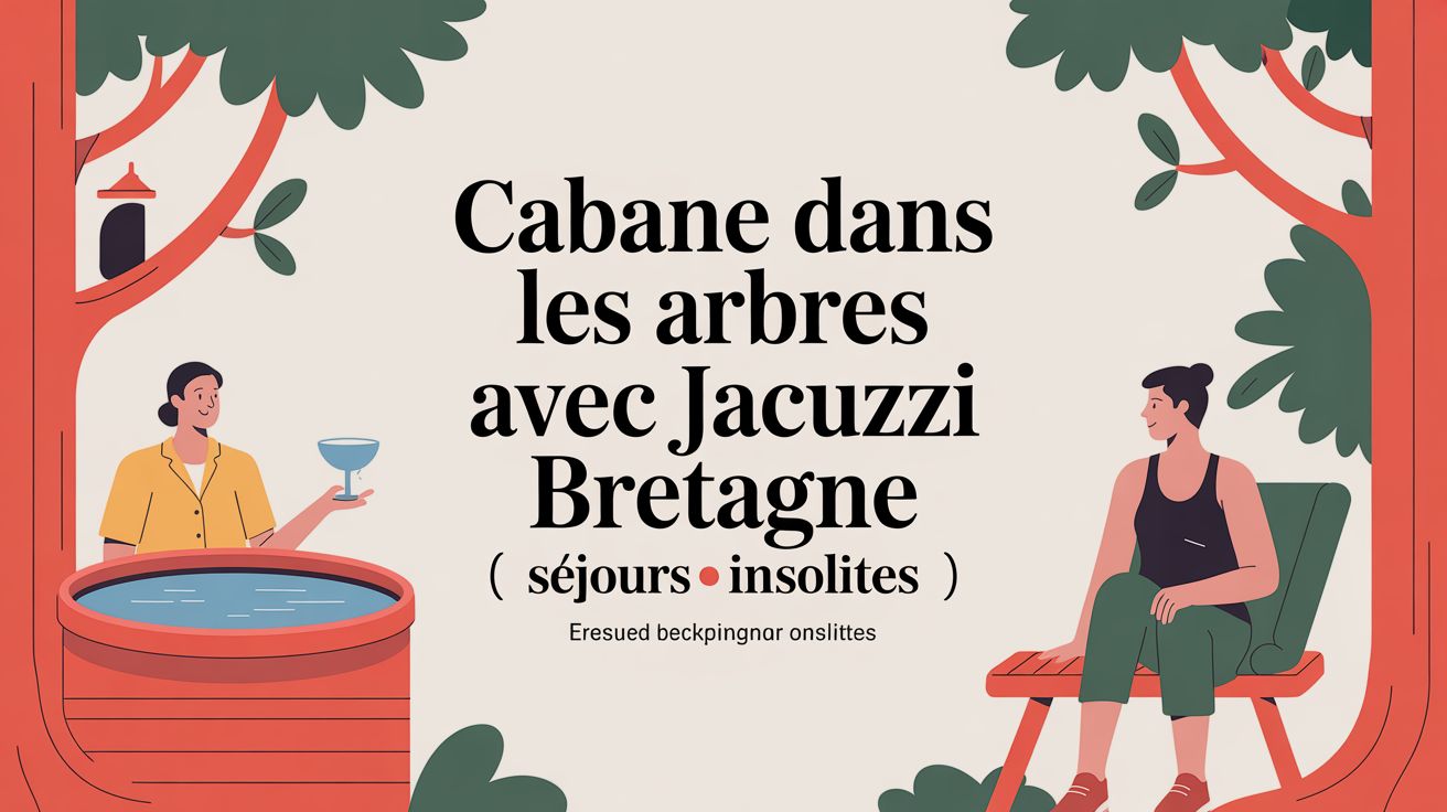 Cabane dans les arbres avec jacuzzi Bretagne | Séjours insolites