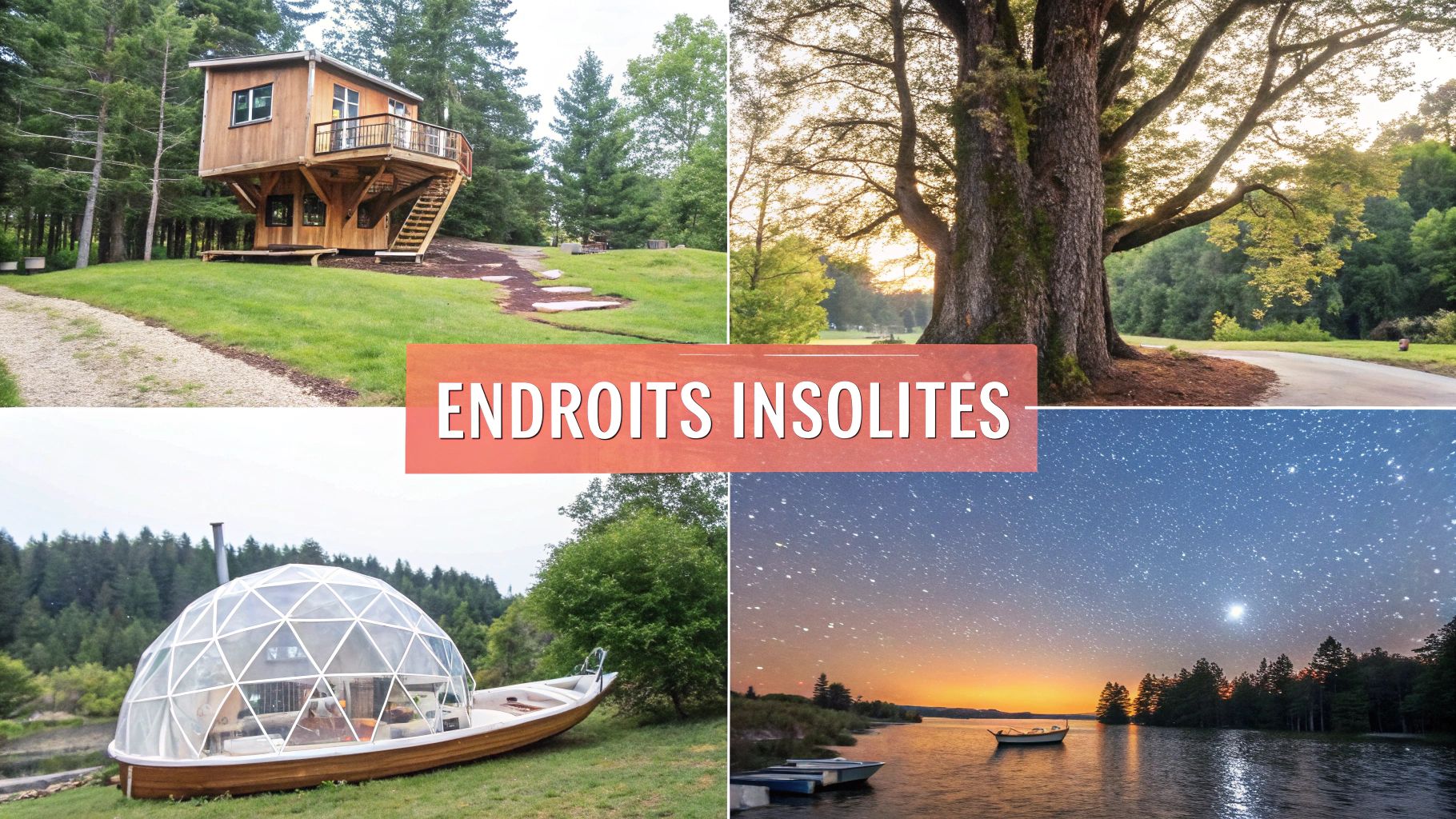 Endroit insolite pour dormir: Top 7 sites en 2025