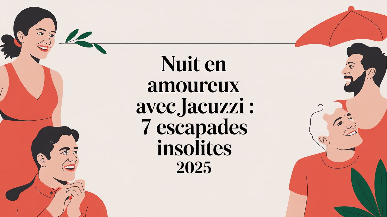 Nuit en amoureux avec jacuzzi : 7 escapades insolites 2025